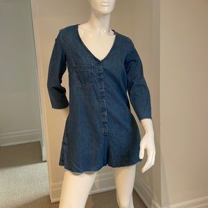 Denim playsuit / jumpsuit